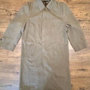 Brooks Brothers 42R Loro Piana Italian Wool Storm System Professional Overcoat *